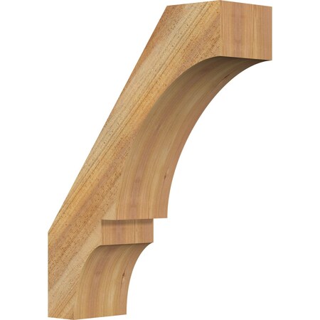 Ekena Millwork 6"W x 18"D x 24"H Balboa Rough Sawn Knee Brace, Western Red Cedar BRC06X18X24BOA00RWR